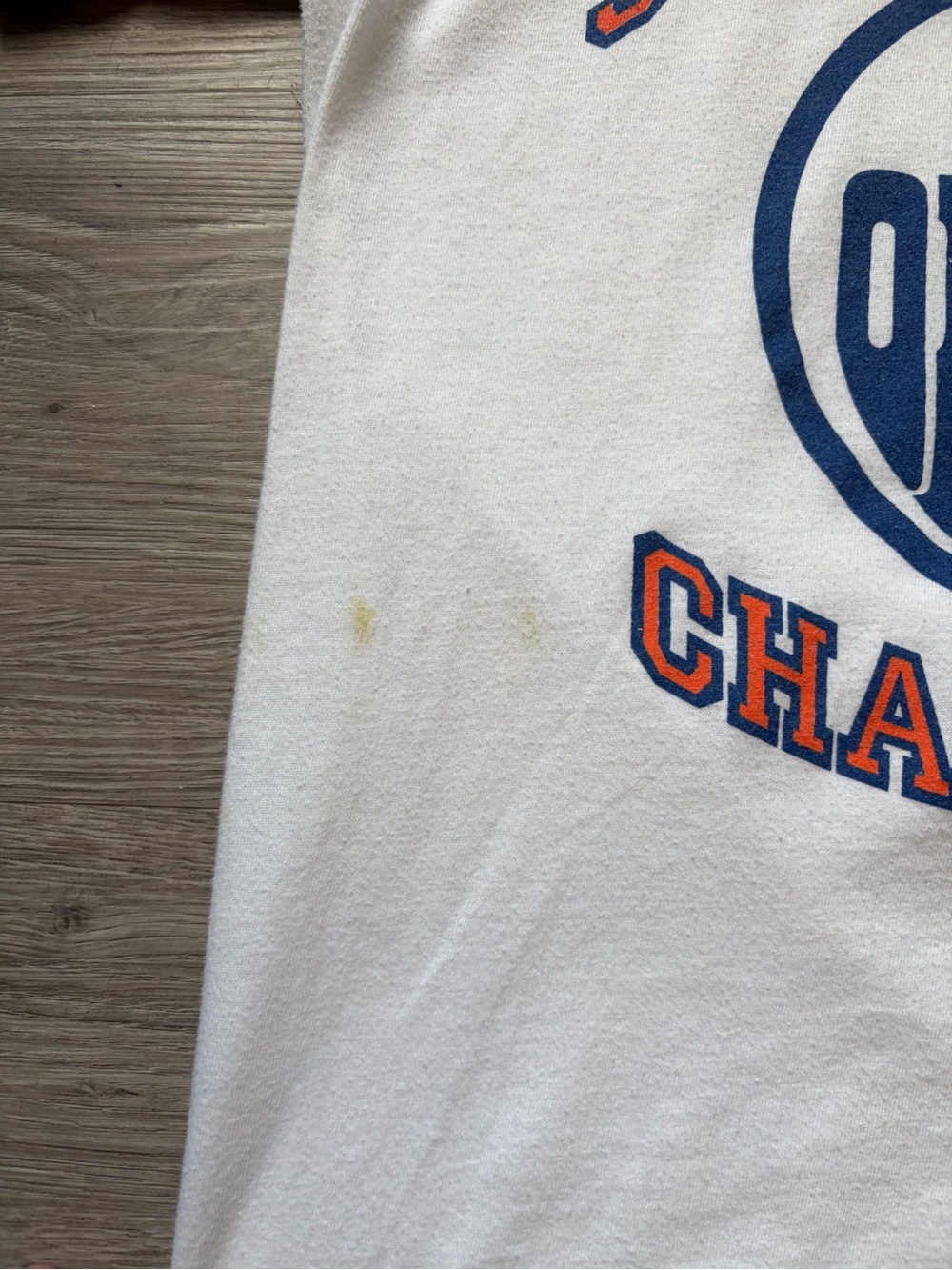 Edmonton Oilers 1985 Stanley Cup Champions White Ringer Tee - Picture 3 of 8